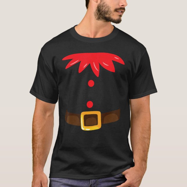 Camiseta Cute Navidades Elf Costume (Anverso)
