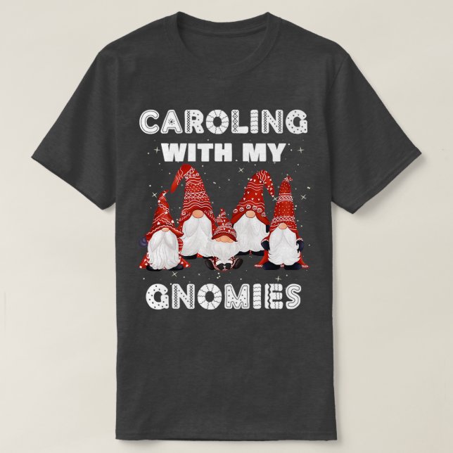 Camiseta Cute Navidades Garden Gnomes Funny (Diseño del anverso)