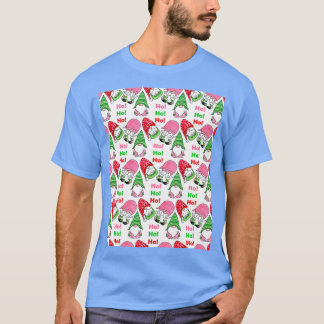 Camiseta Cute Navidades Gnomes Ho Ho Ho