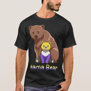 Camiseta Cute No binario Género Mama Bear Gift T (2)