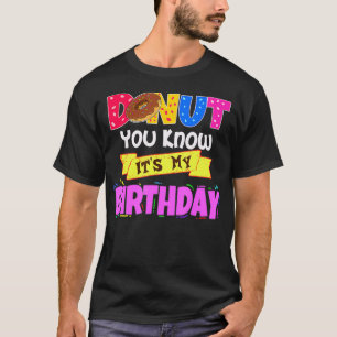 Camiseta Cute no sabes que son mis hijos de nogal de cumple