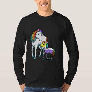 Camiseta Cute Nonbinario Y Género Unicornio Mama