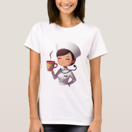 Camiseta Cute Nurse Coffee Lover Tee