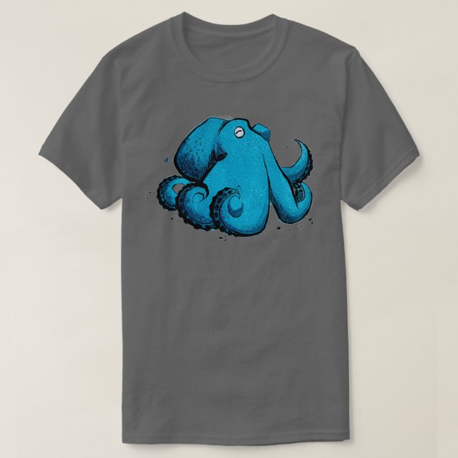 Camiseta Cute octopus sticker Fantasy art (Diseño del anverso)
