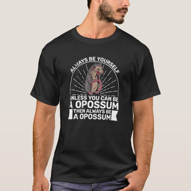 Camiseta Cute Opossum Possum Biologist Wildlife Biology Say (Anverso)