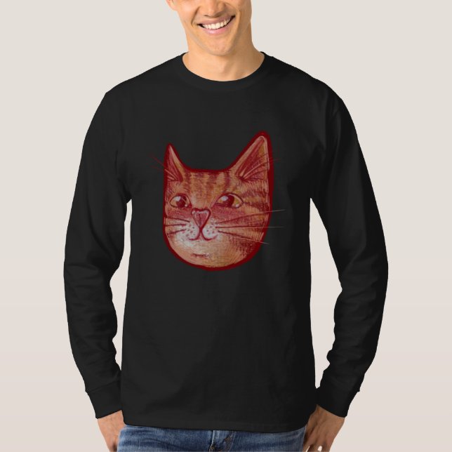 Camiseta Cute orange kitty cat (Anverso)