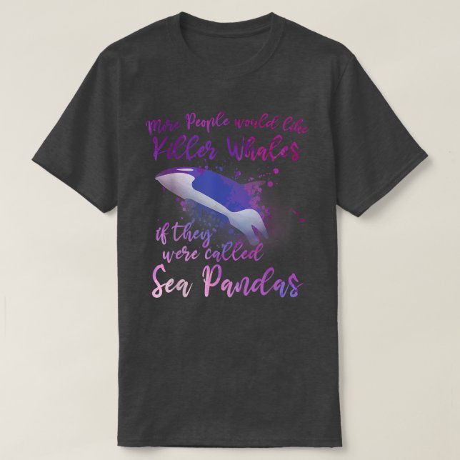 Camiseta Cute Orca Funny Whale Cita Orcas (Diseño del anverso)