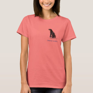 Camiseta Cute OTTER Love Ladies Ringer T-Shirt