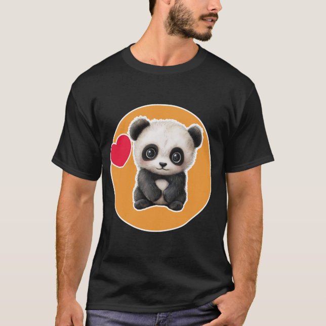 Camiseta Cute Panda (Anverso)