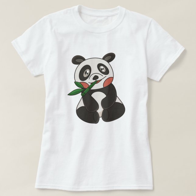 Camiseta Cute Panda (Diseño del anverso)