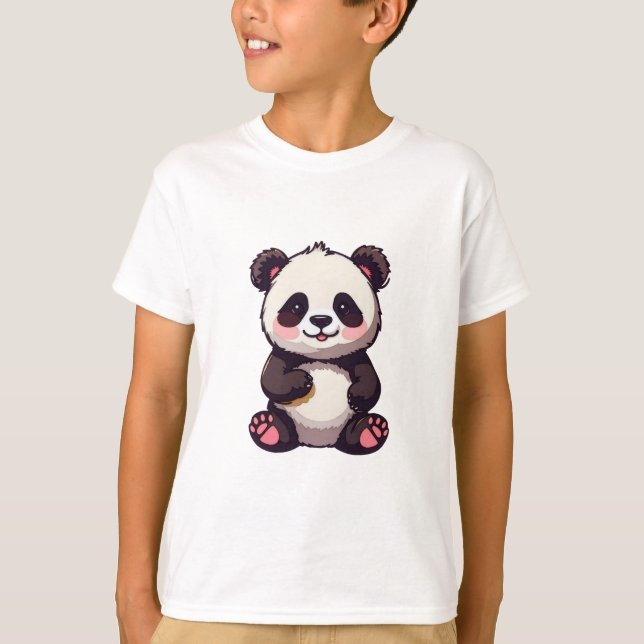 Camiseta Cute Panda (Anverso)