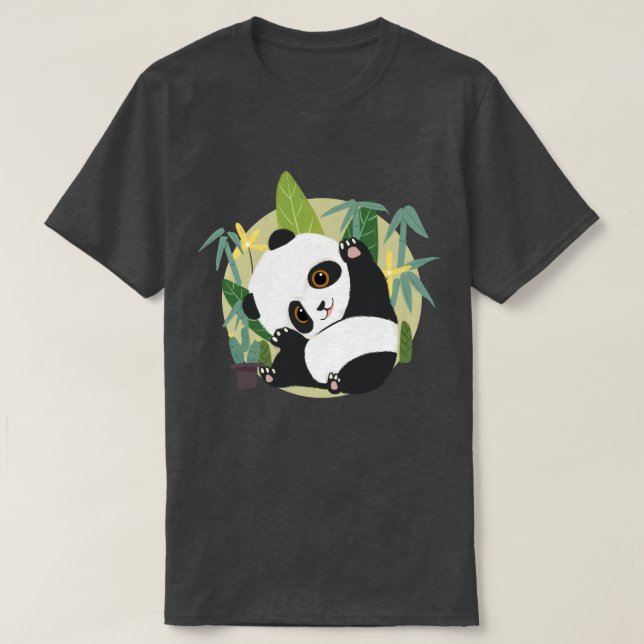 Camiseta Cute Panda (Diseño del anverso)