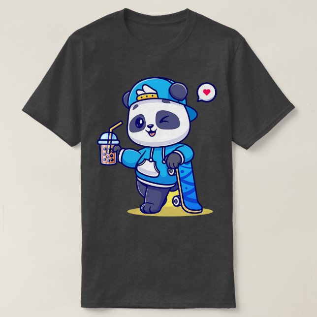 Camiseta Cute Panda 11 (Diseño del anverso)