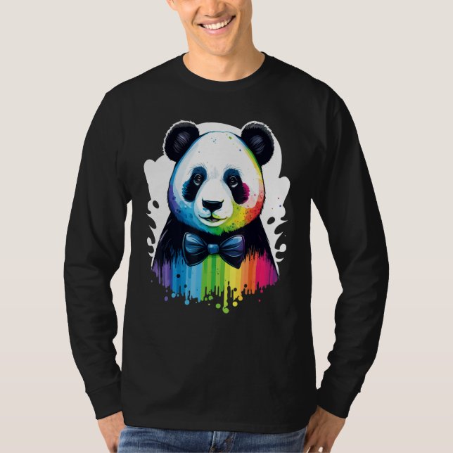 Camiseta Cute Panda  Animal on Panda 2 (Anverso)