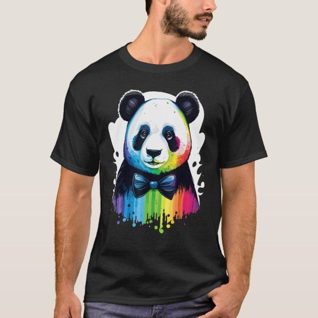 Camiseta Cute Panda  Animal on Panda 2 (Anverso)