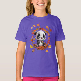 Camiseta Cute Panda “Ausome Autumn” – Fall Autism Awerness