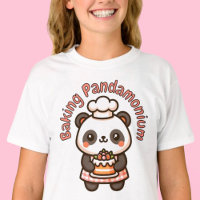 Cute Panda Baking Pandamonium Punny Cake