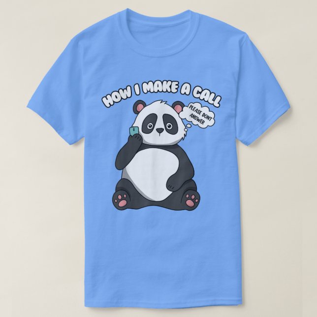Camiseta Cute Panda Bear (Diseño del anverso)