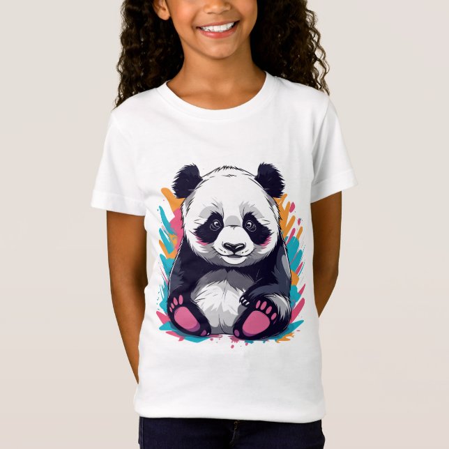 Camiseta Cute Panda Bear (Anverso)