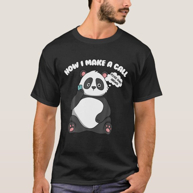 Camiseta Cute Panda Bear (Anverso)