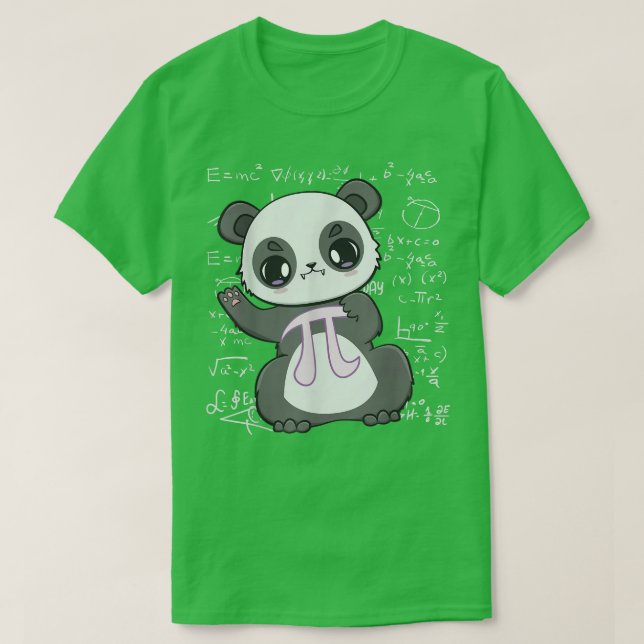 Camiseta Cute Panda Bear And 3  (Diseño del anverso)