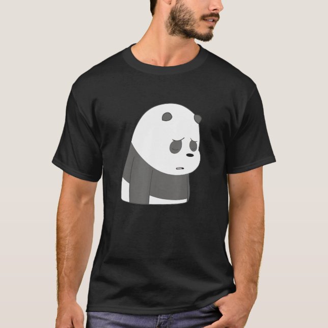 Camiseta Cute Panda Bear Face Costume Niños (Anverso)