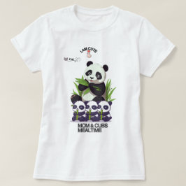 Camiseta Cute Panda Mom T-Shirt – Adorable Mother’s Day Gif