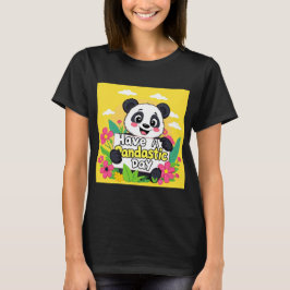 Camiseta Cute Panda "Ten Un Día Pandástico"