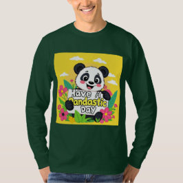 Camiseta Cute Panda "Ten Un Día Pandástico"