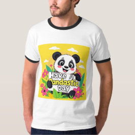 Camiseta Cute Panda "Ten Un Día Pandástico"