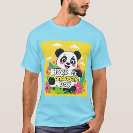 Camiseta Cute Panda "Ten Un Día Pandástico"