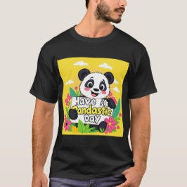 Camiseta Cute Panda "Ten Un Día Pandástico"