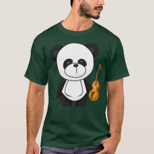 Camiseta Cute Panda tocando niños de violín