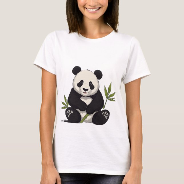Camiseta Cute Panda TShirt (Anverso)