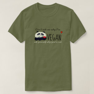 Camiseta Cute Panda Vegano