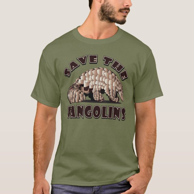 Camiseta Cute Pangolins - Salve El Pangolin (Anverso)
