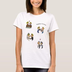 Camiseta Cute Pareja Juntos Por Siempre Personalizado Epic