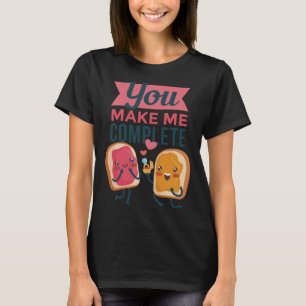 Camiseta Cute pares de mantequilla de maní y jalea PB&J