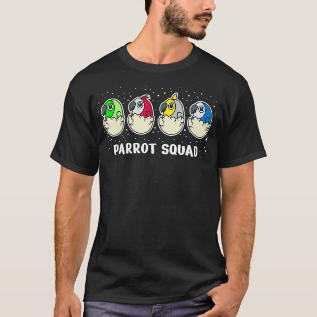 Camiseta Cute Parrot Budgie Bird Ironic Saying  (Anverso)