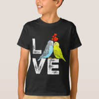 Cute Parrot Parakeet Amor Familiar Hombres Mujeres