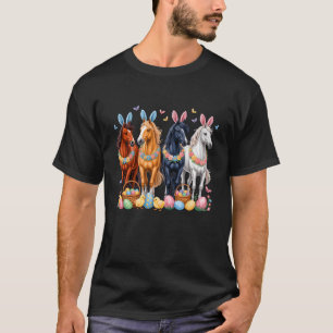 Camiseta Cute Pascua de Resurrección Orejas de Conejo de Ca