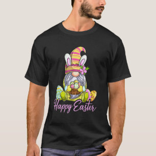 Camiseta Cute Pascua Gnome Caza de Huevos Feliz Pascua
