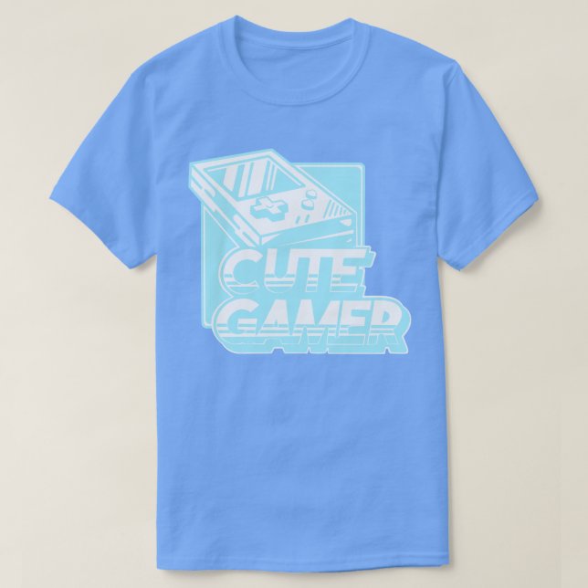 Camiseta cute pastel gamer (Diseño del anverso)