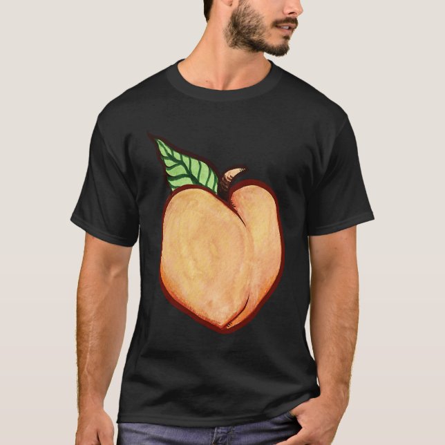 Camiseta Cute Peach Cute Peach Watercolour Fruit Fun (Anverso)