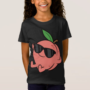 Camiseta Cute Peach Fruit Relajante Lazy Peach