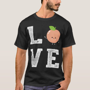 Camiseta Cute Peach Love Kawaii Peach Fruit Regalos