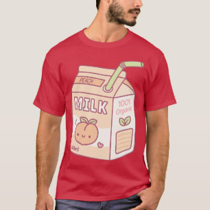 Camiseta Cute Peach Milk ton Box