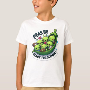 Camiseta Cute Peas estar listo para la escuela