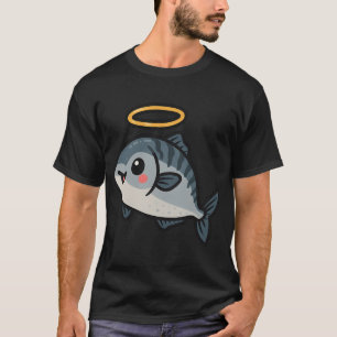 Camiseta Cute pegatina de caballa sagrada – Pez kawaii dive