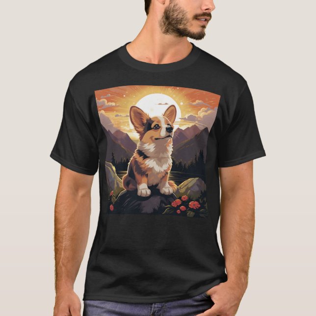 Camiseta Cute Pembroke Corgi (Anverso)